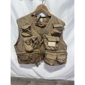 VTG Ausable Fly Fishing Vest, Men Sz L, Multi Pocket ER500
